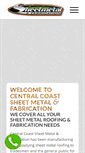 Mobile Screenshot of centralcoastsheetmetal.com.au